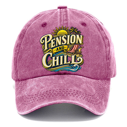Pension And Chill Retired Living Classic Cap – Dusty Rose