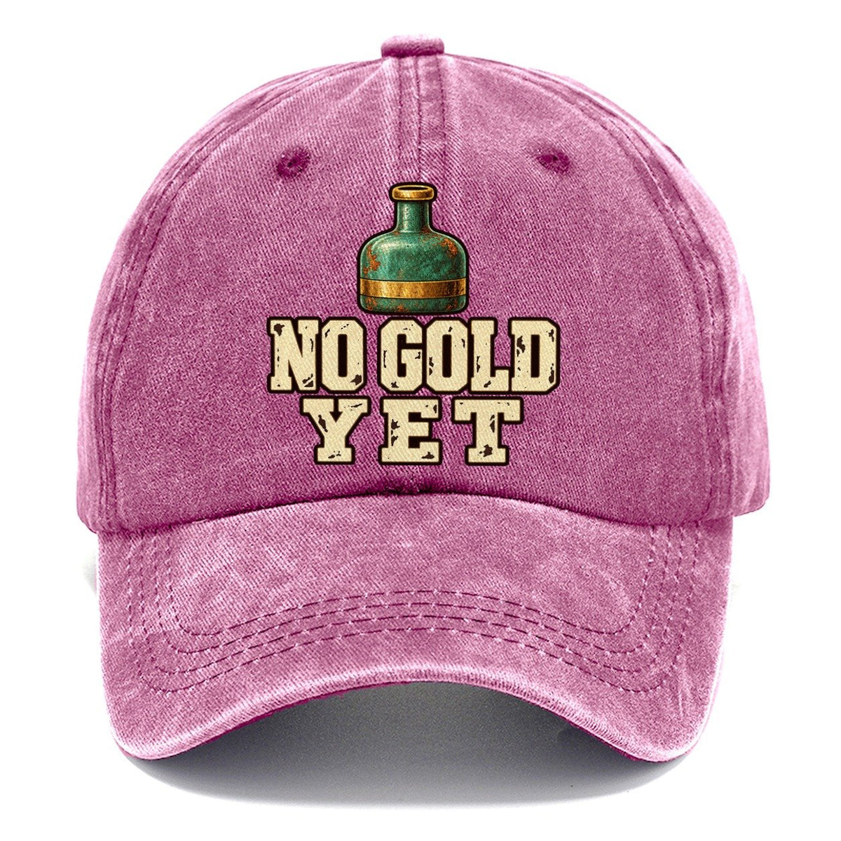 No Gold Yet Treasure Hunting Classic Cap – Dusty Rose