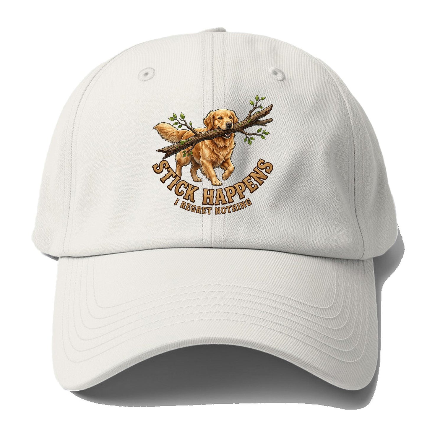 Stick Happens Baseball Cap – Off White