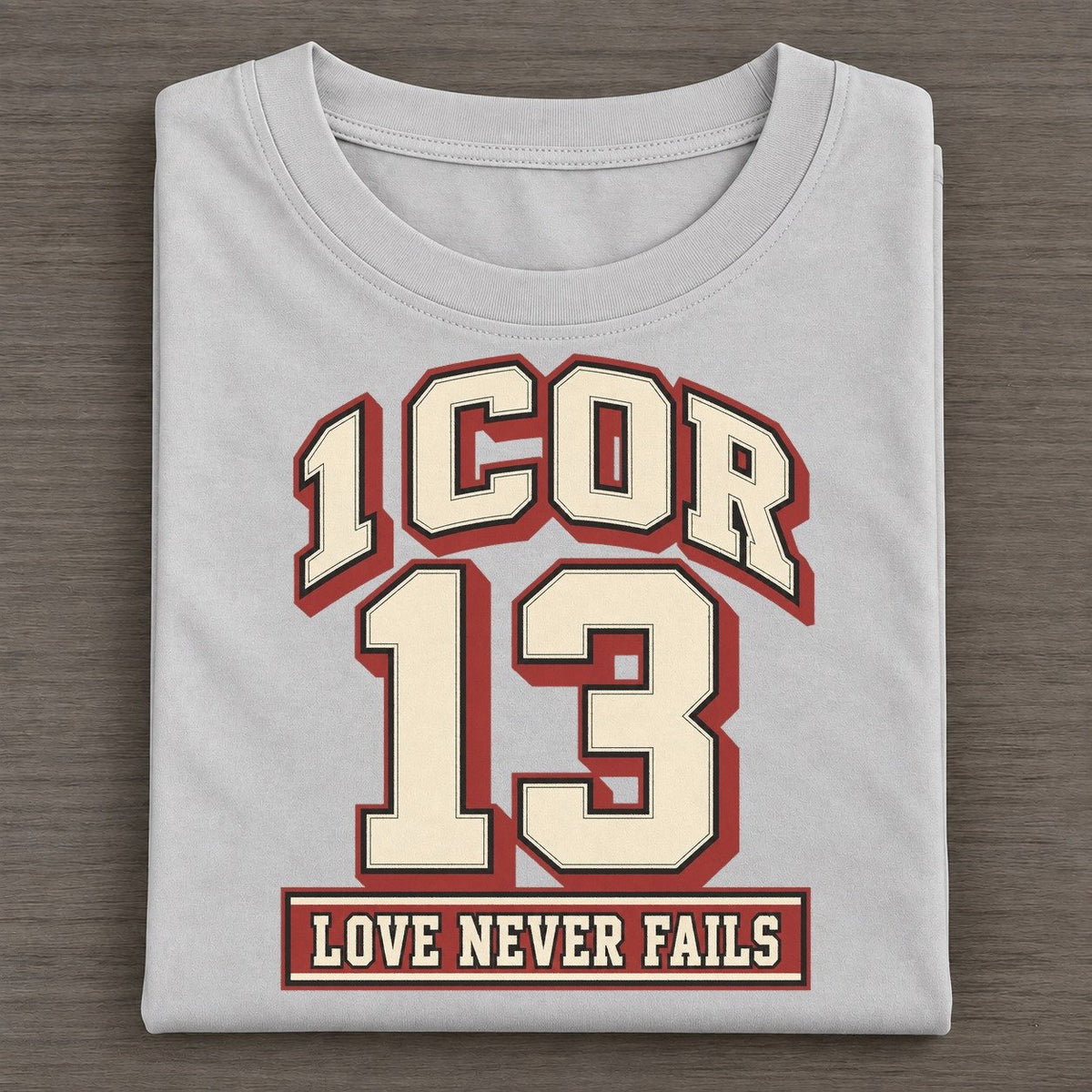Corinthians 13 Varsity Chapel Varsity Classic T-shirt – Grey
