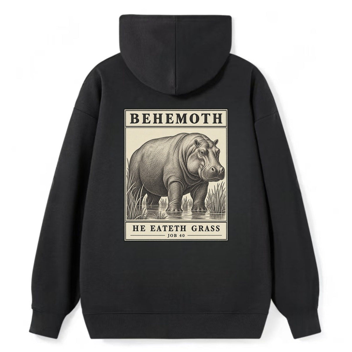 Behemoth Specimen Plate Creature Canticle Classic Pullover Hoodie – Black