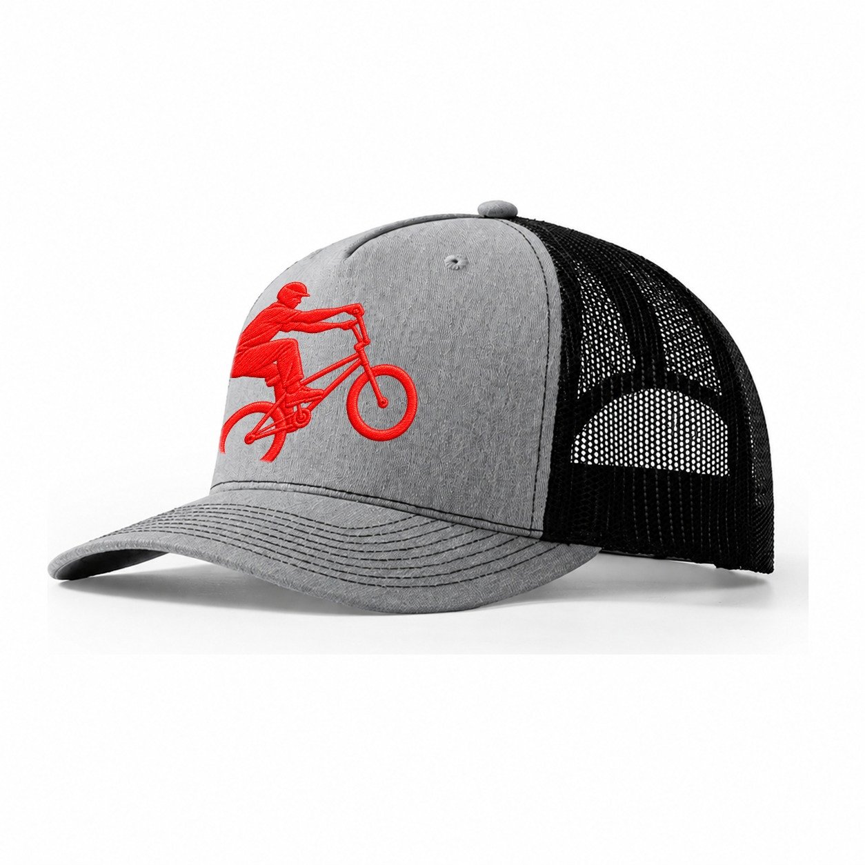 Bmx Manual Balance Micro Motion Mark Trucker Hat – Sport Grey-Black