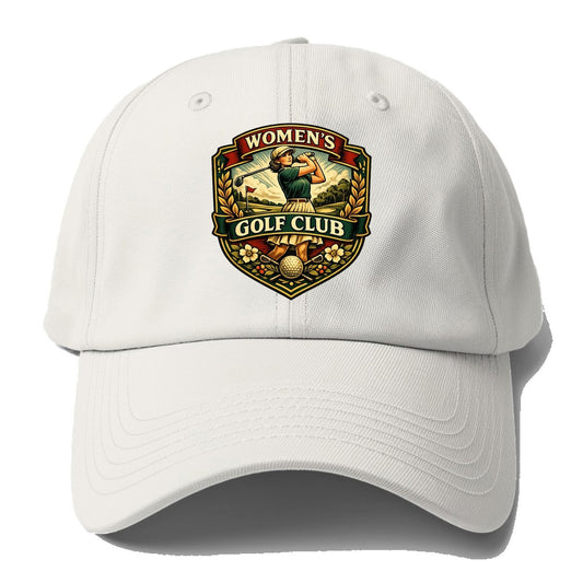 Womens Golf Club Baseball Cap – Off White