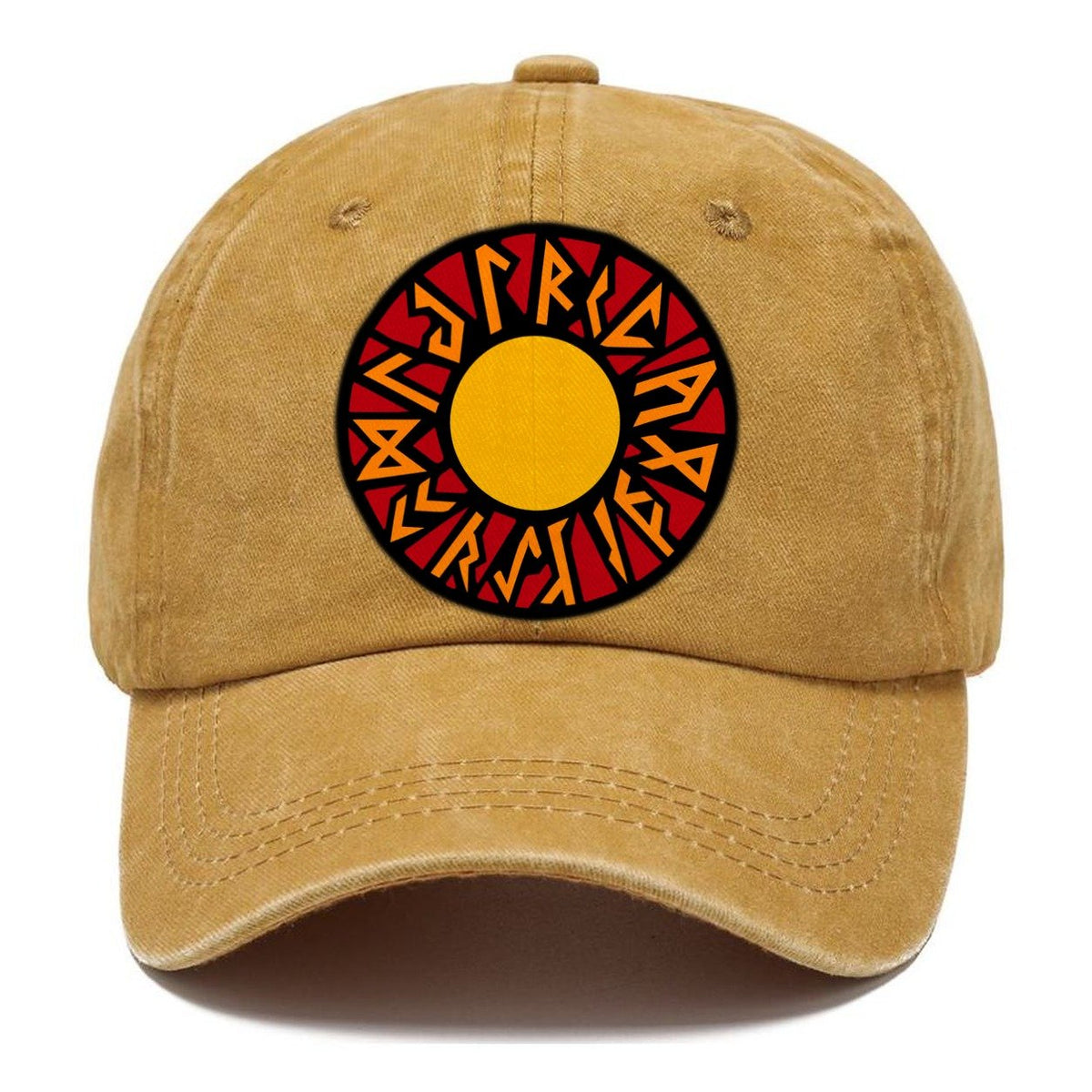 Viking Rune Circle Classic Cap – Golden Harvest