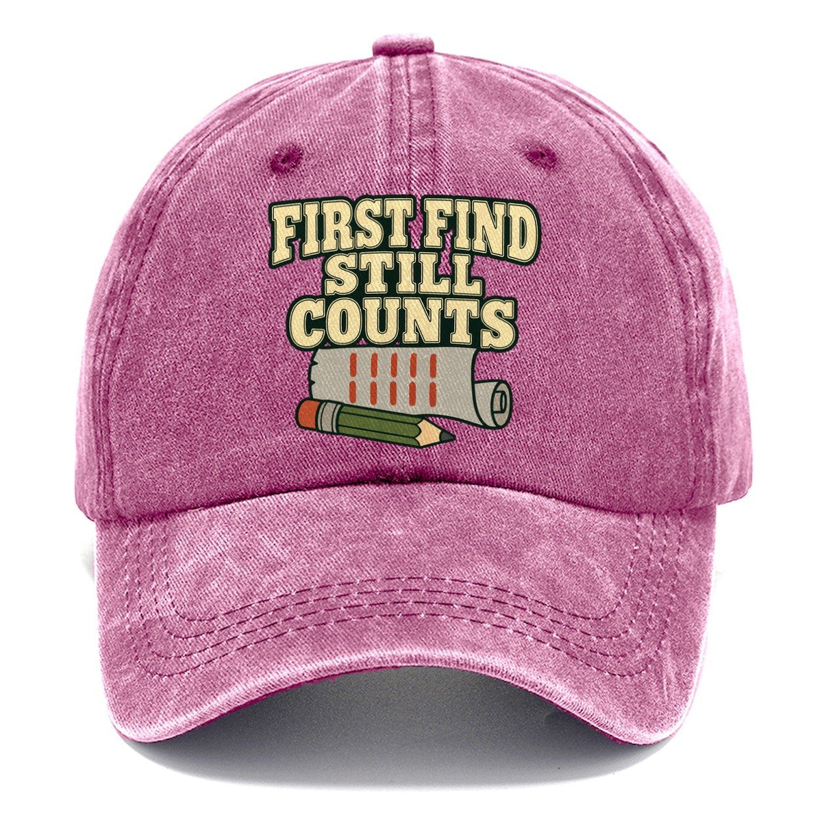 First Find Still Counts Geocaching Classic Cap – Dusty Rose