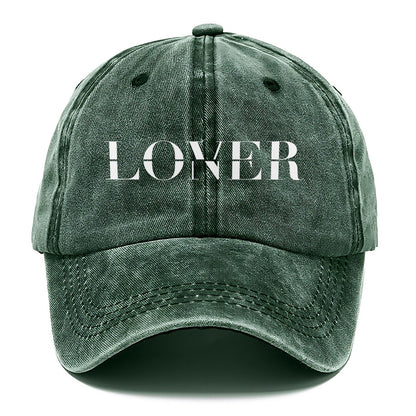Lover Loner Split Feelings Classic Cap – Forest Mist