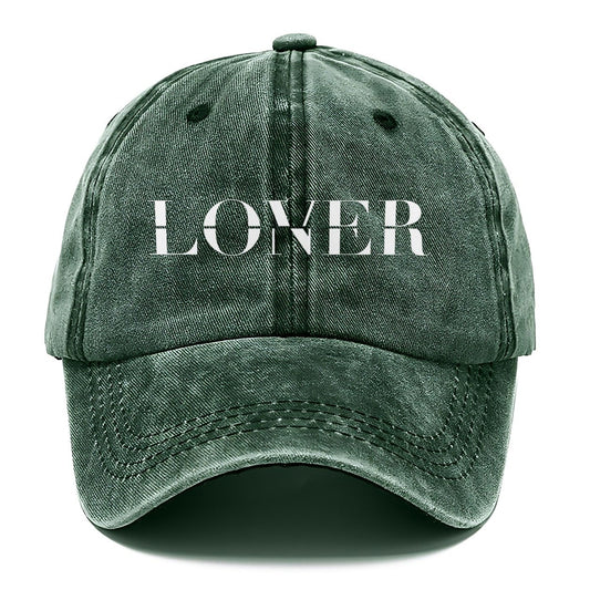 Lover Loner Split Feelings Classic Cap – Forest Mist