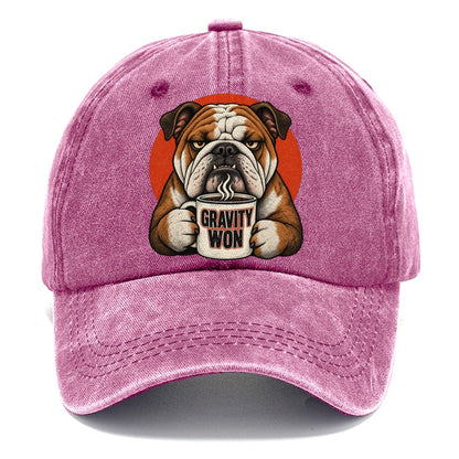 English Bulldog Mug Truths Classic Cap – Dusty Rose