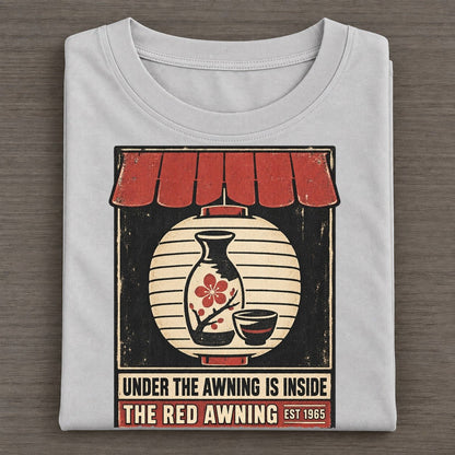 Red Awning Izakaya Rules Classic T-shirt – Grey