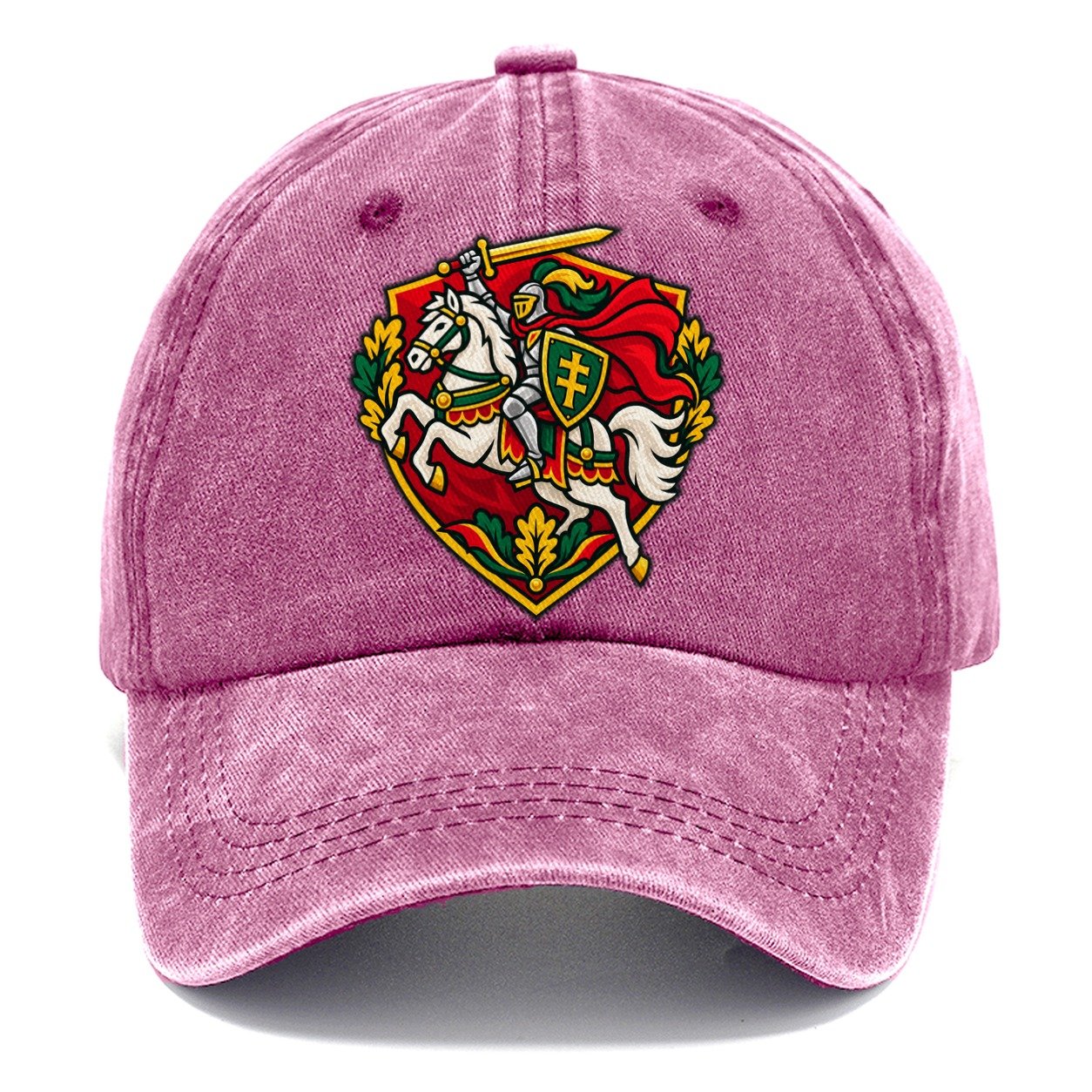 Lithuania Minimal Emblem Country Logos Classic Cap – Dusty Rose