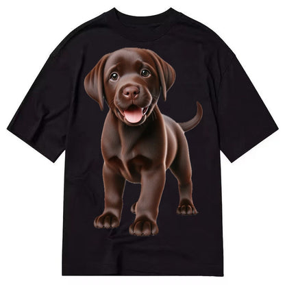 Chocolate Labrador Classic T-shirt – Black
