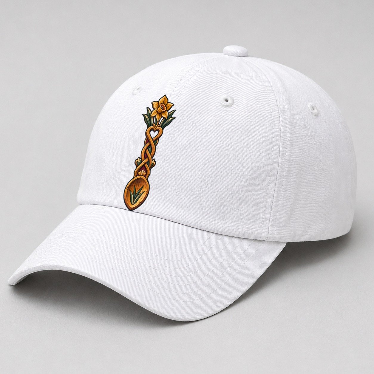 White — angle view