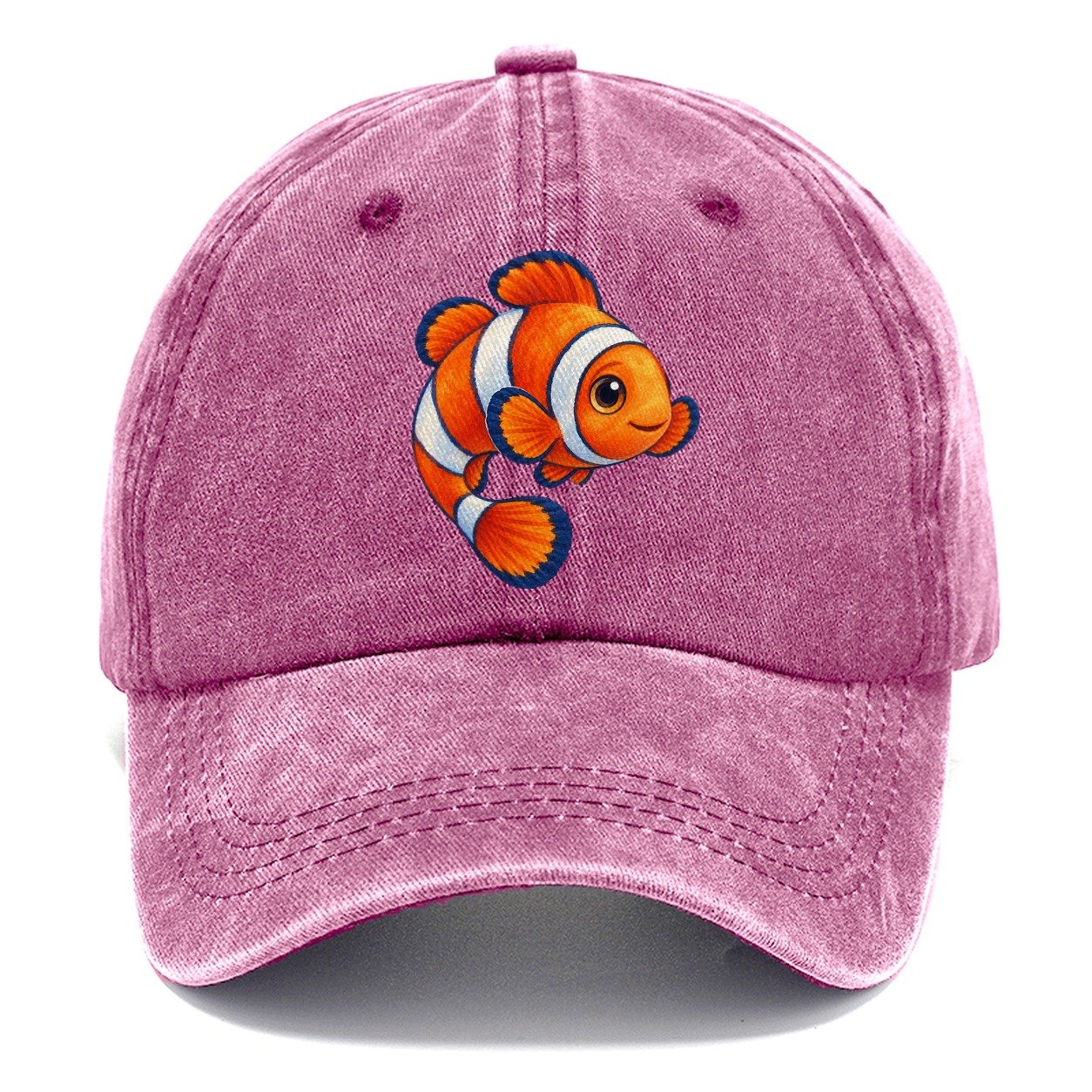 Clownfish Crescent Swim Sea Sprite Classic Cap – Dusty Rose