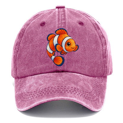 Clownfish Crescent Swim Sea Sprite Classic Cap – Dusty Rose