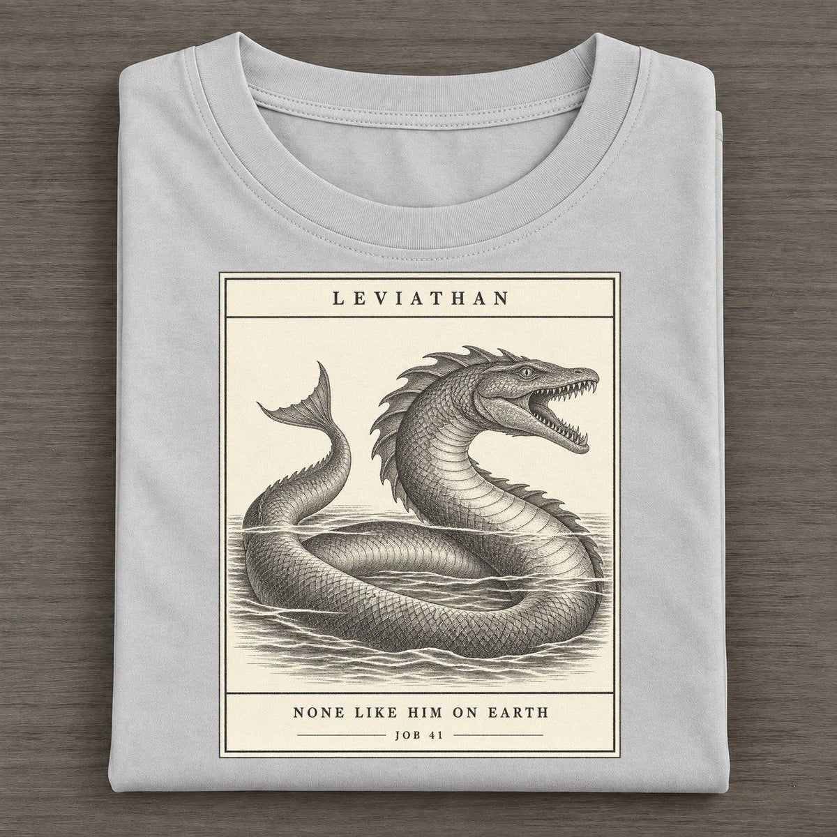 Leviathan Specimen Plate Creature Canticle Classic T-shirt – Grey