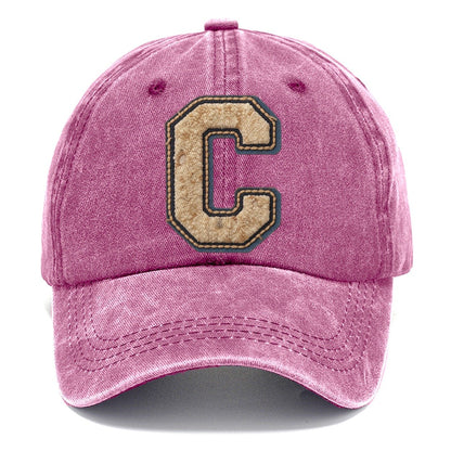 Varsity Chenille C Monogram Classic Cap – Dusty Rose