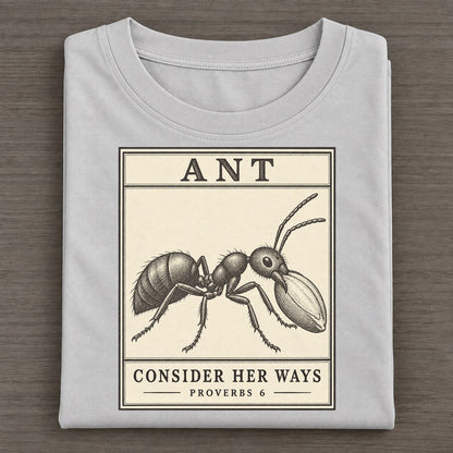 Ant Specimen Plate Creature Canticle Classic T-shirt – Grey