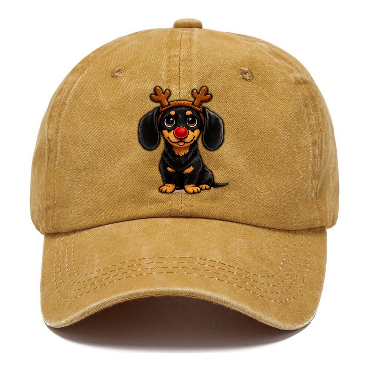 Dachshund Reindeer Costume Classic Cap – Golden Harvest