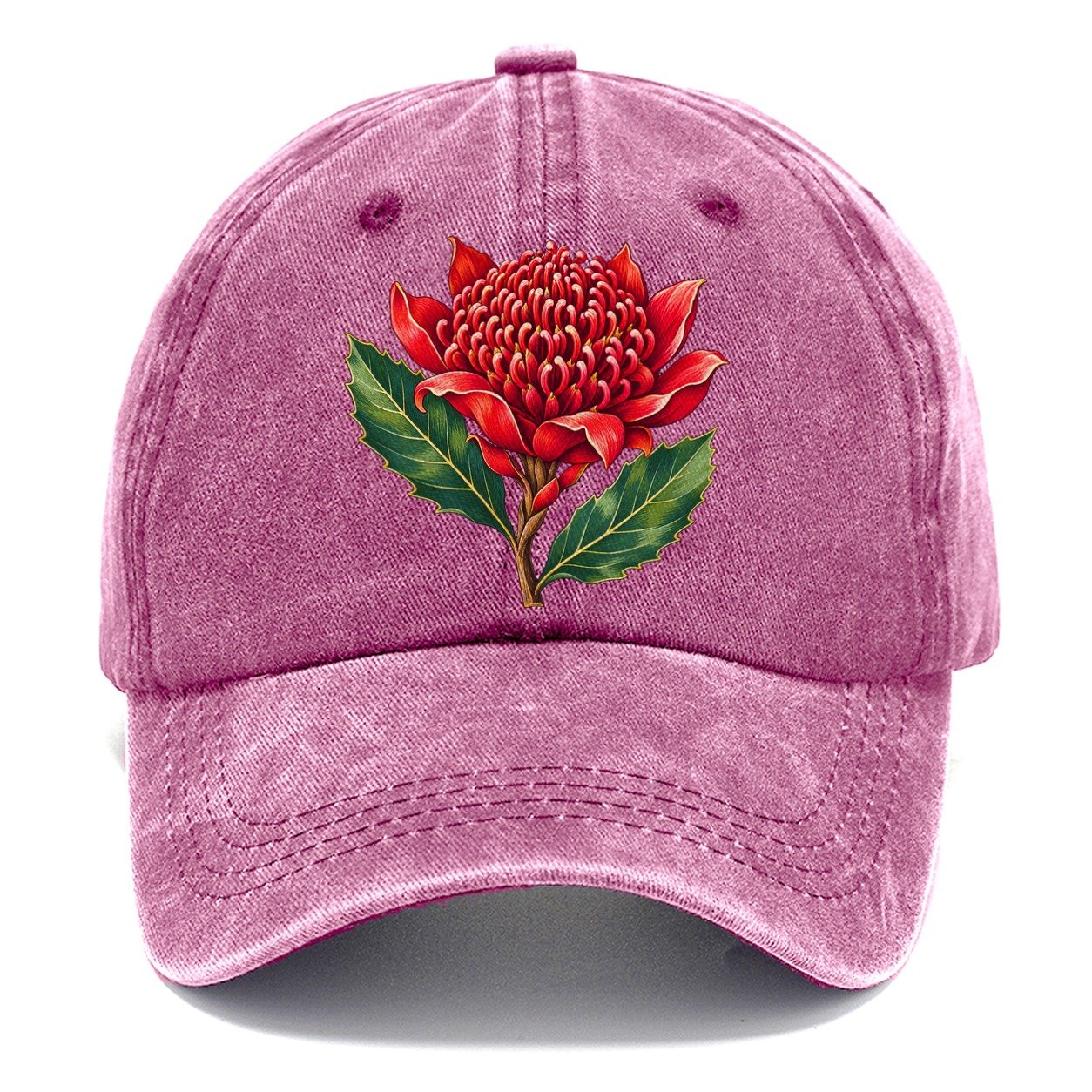 New South Wales Waratah Bloom Australia Cultural Icons Classic Cap – Dusty Rose