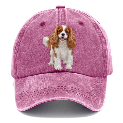 Cavalier King Charles Spaniel Standing Top Breeds Classic Cap – Dusty Rose