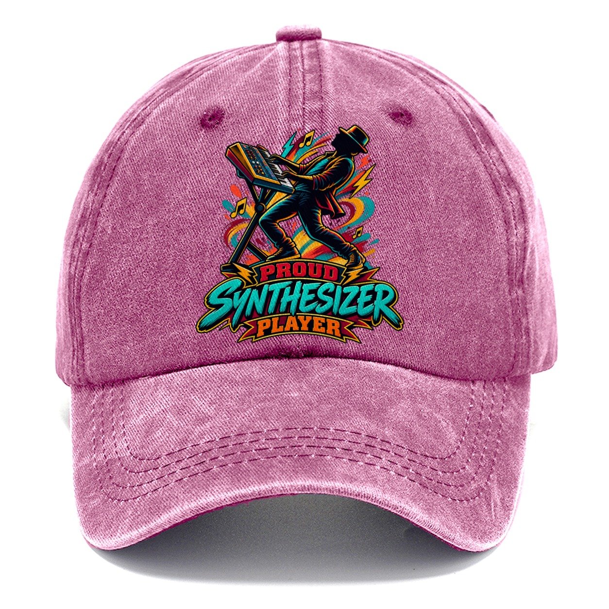 Proud Synthesizer Player Music Instruments Classic Cap – Dusty Rose