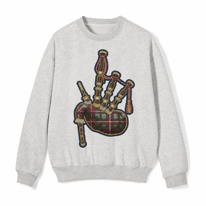 Scottish Thistle Fleece Sweatshirt – Light Gray