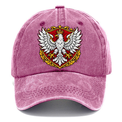 Poland Heraldic Crest Country Logos Classic Cap – Dusty Rose