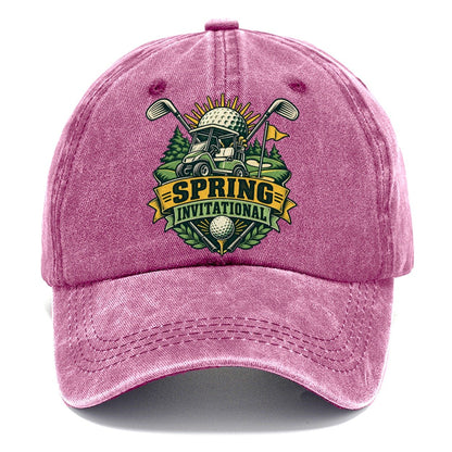 Spring Invitational Golf Life Classic Cap – Dusty Rose