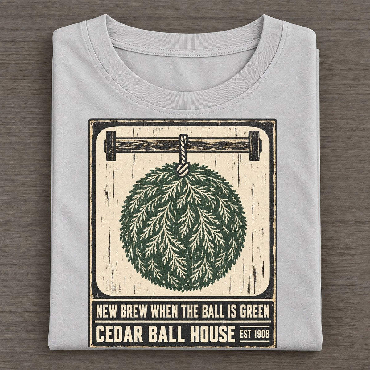 Cedar Ball House Izakaya Rules Classic T-shirt – Grey