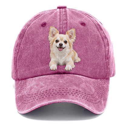 Chihuahua Lying Down Top Breeds Classic Cap – Dusty Rose