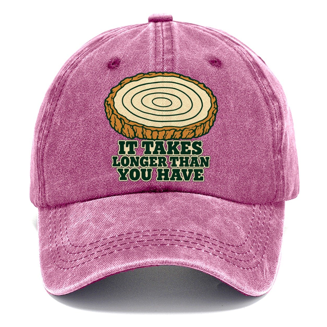 It Takes Longer Than You Have Bonsai Classic Cap – Dusty Rose