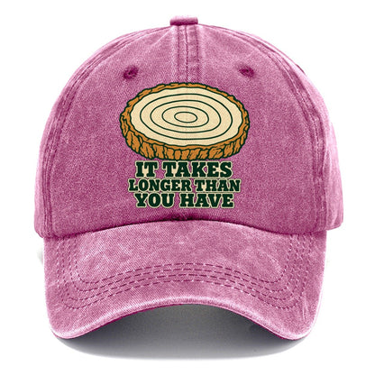 It Takes Longer Than You Have Bonsai Classic Cap – Dusty Rose