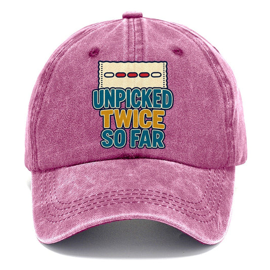 Unpicked Twice So Far And Needlework Classic Cap – Dusty Rose