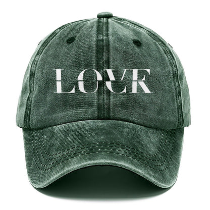Love Luck Split Feelings Classic Cap – Forest Mist