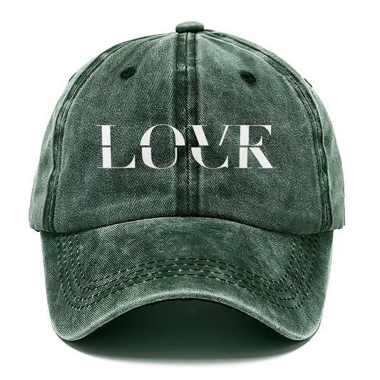 Love Luck Split Feelings Classic Cap – Forest Mist