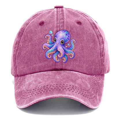 Octopus Playful Pinwheel Sea Sprite Classic Cap – Dusty Rose
