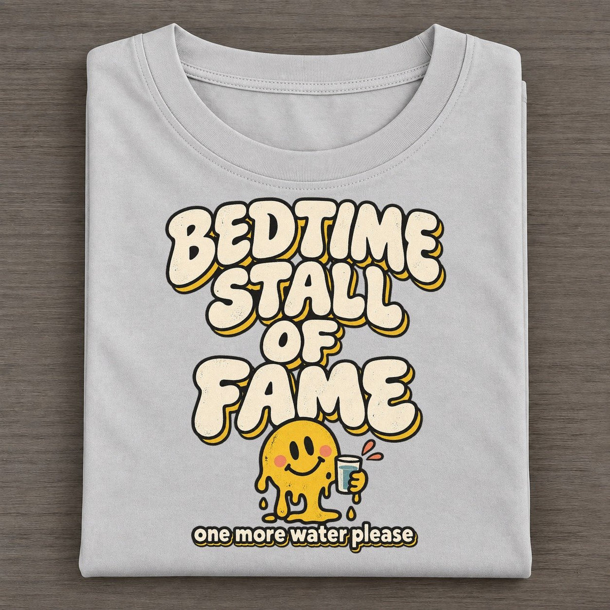 Bedtime Stallers Running On Fumes Club Classic T-shirt – Grey