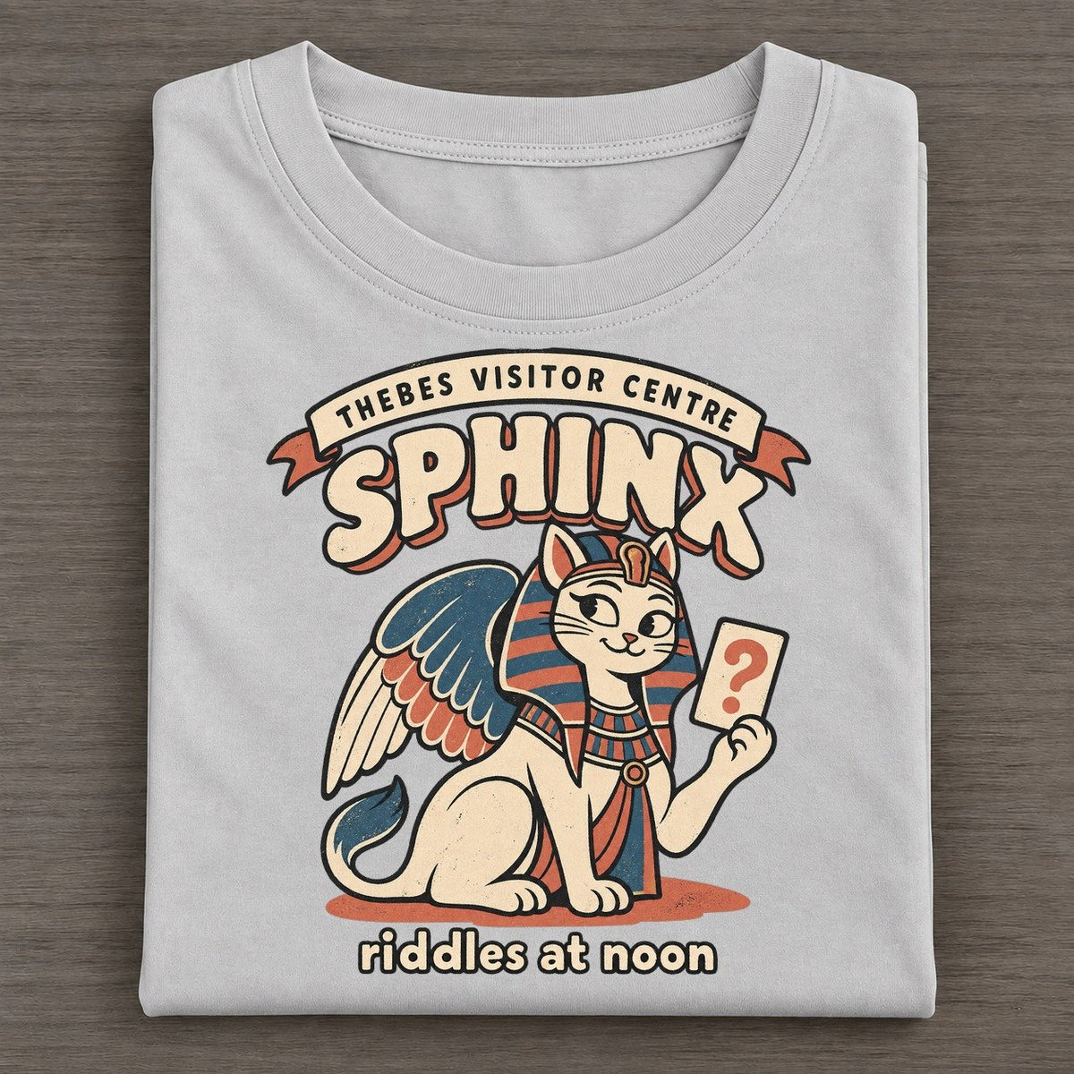 Sphinx Olympus Gift Shop Classic T-shirt – Grey