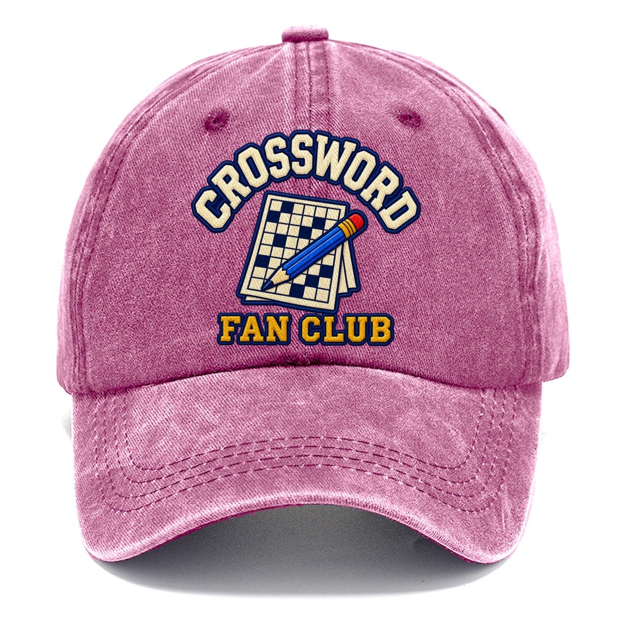Crossword Fan Club Classic Cap – Dusty Rose