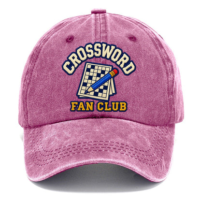Crossword Fan Club Classic Cap – Dusty Rose