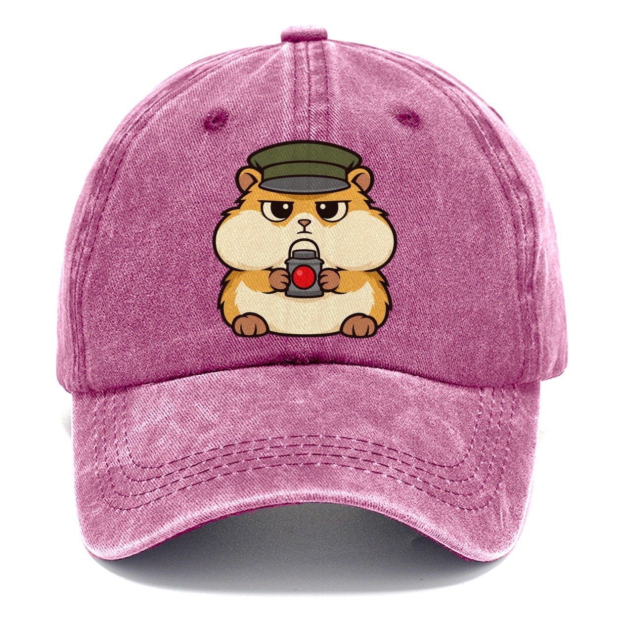 Hamster Station Master Model Railways Classic Cap – Dusty Rose