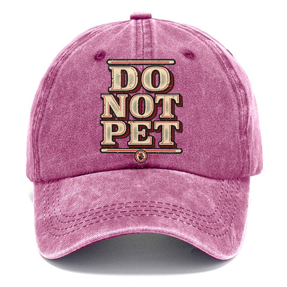 Do Not Pet American Wit Classic Cap – Dusty Rose