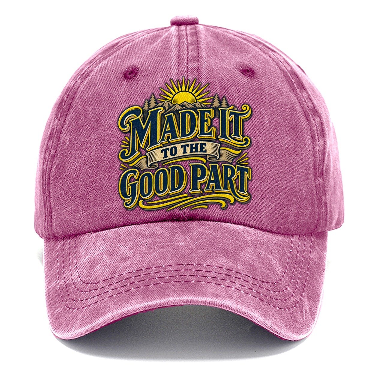 Made It To The Good Part Retired Living Classic Cap – Dusty Rose