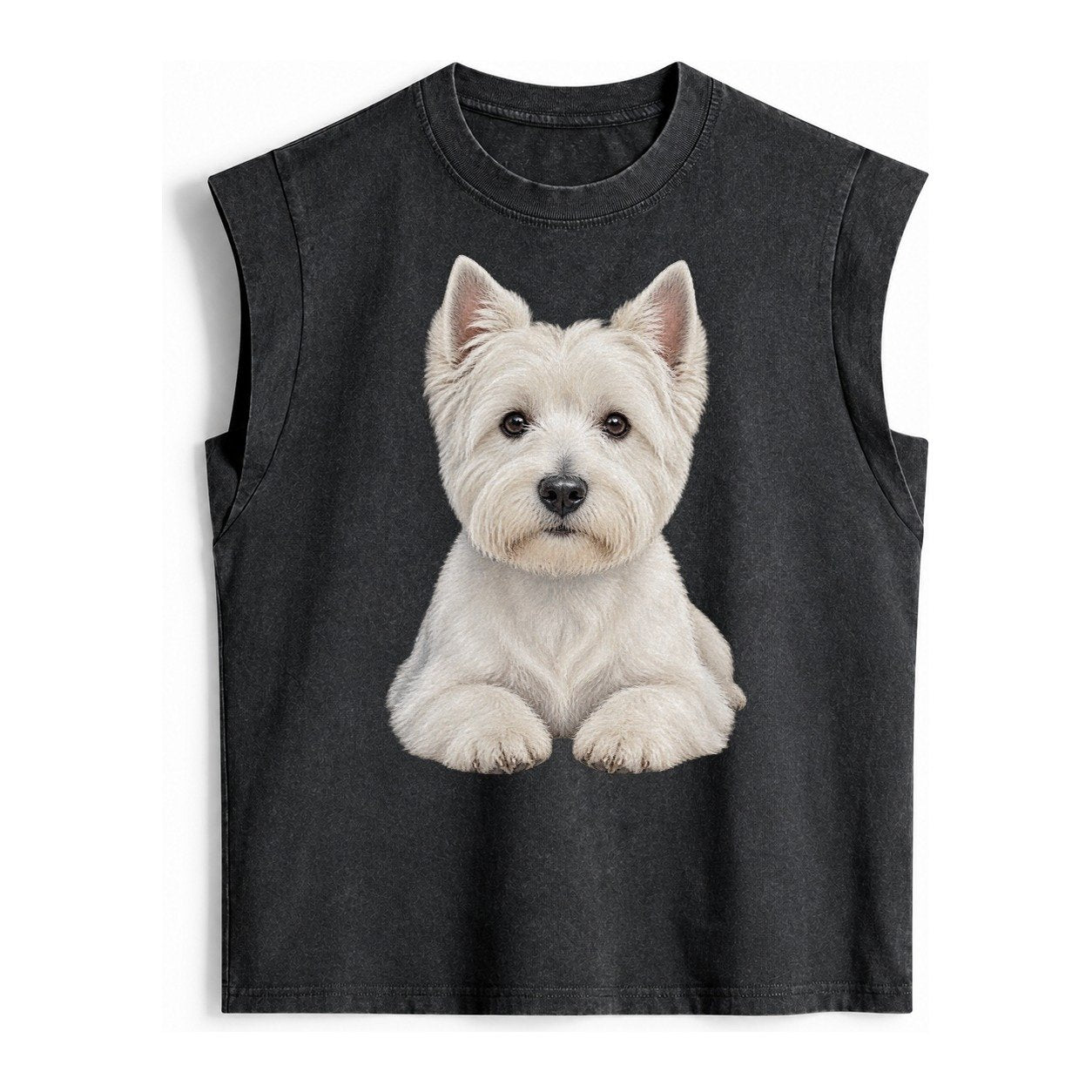 Pickleball Vintage Washed Tank – Black