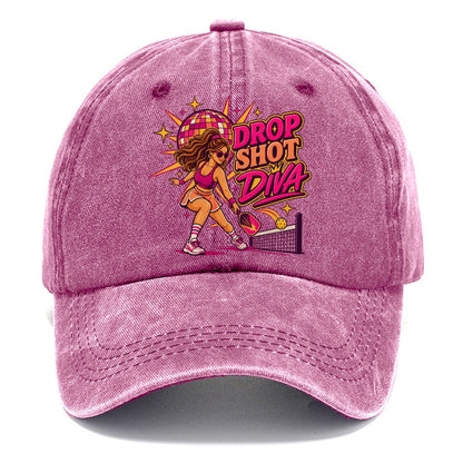 Drop Shot Diva Pickleball Life Classic Cap – Dusty Rose