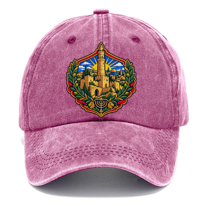 Tower Of David Jerusalem Classic Cap – Dusty Rose