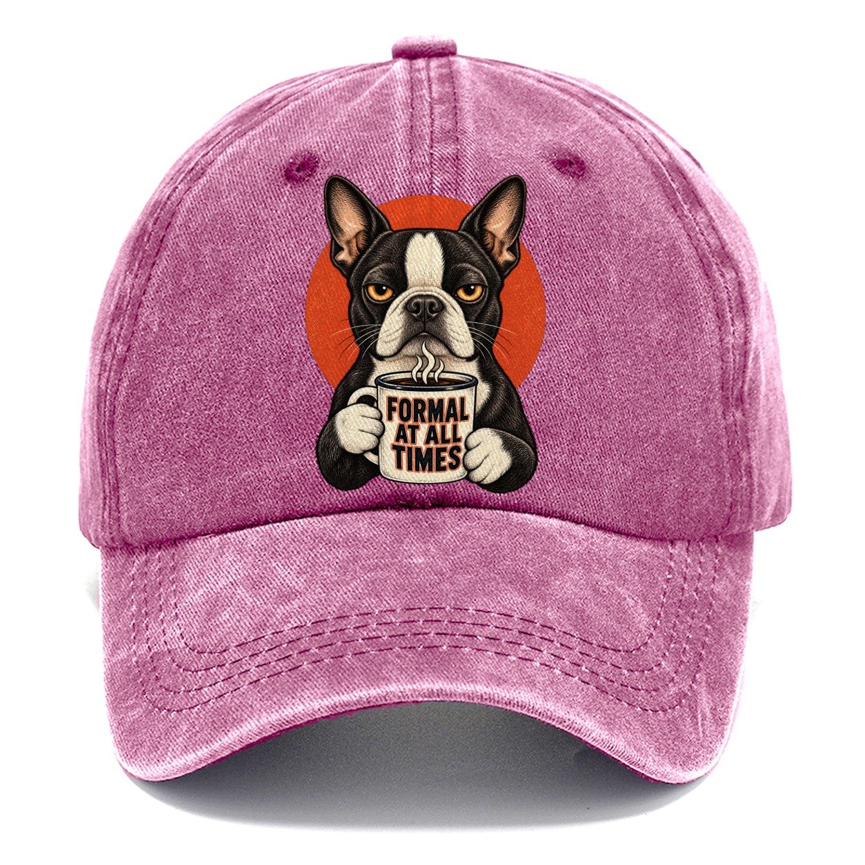 Boston Terrier Mug Truths Dog Mug Truths Classic Cap – Dusty Rose