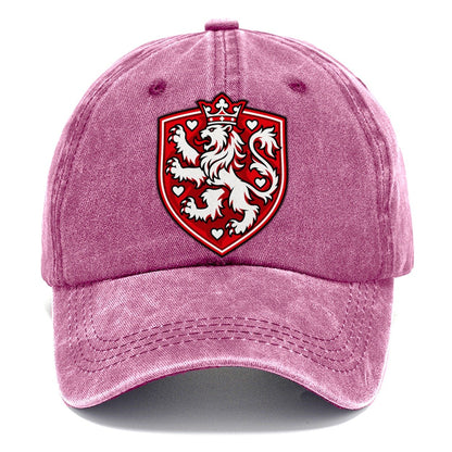 Denmark Minimal Emblem Country Logos Classic Cap – Dusty Rose