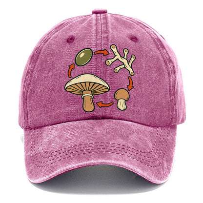 Fruiting Cycle Ring Foraging And Mycology Classic Cap – Dusty Rose