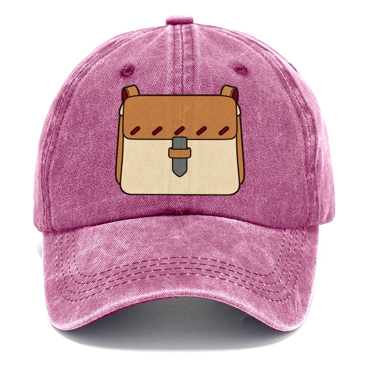 Small Satchel Study Leathercraft Classic Cap – Dusty Rose